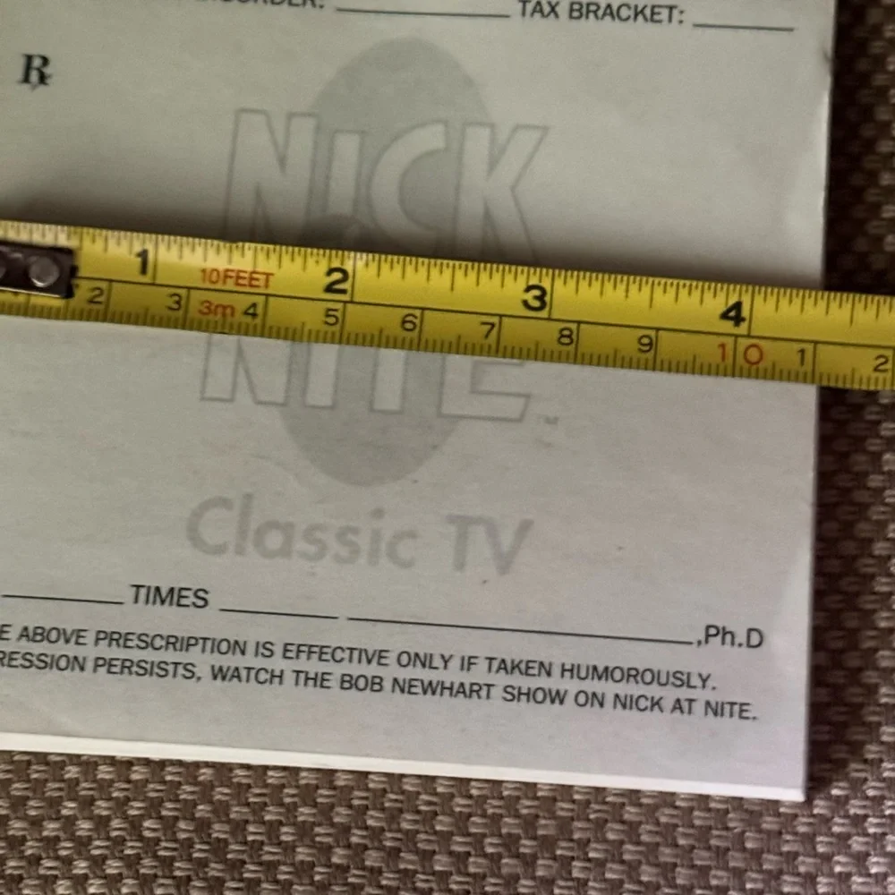 Nick at Nite Classic TV Bob Hartley PhD Prescription Pad